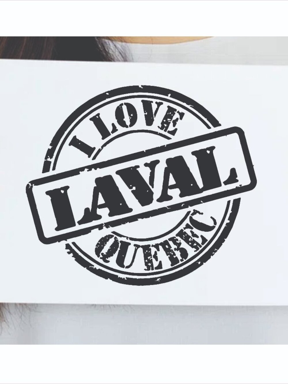 I love Laval Quebec Decal 6 inch.